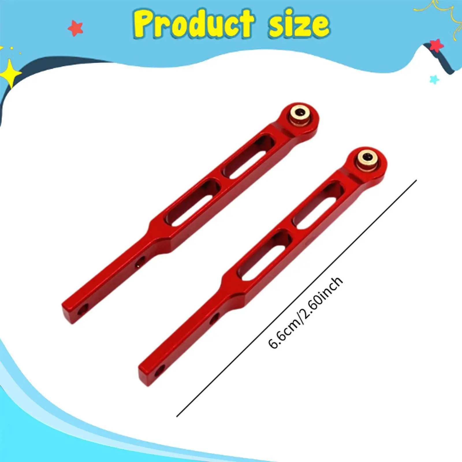 2x1/12 RC سيارة المحور سحب قضيب الملحقات تحديد أجزاء ، مباشرة استبدال أجزاء سهلة التركيب ل MN82 MN82Pro LC79 RC مركبة