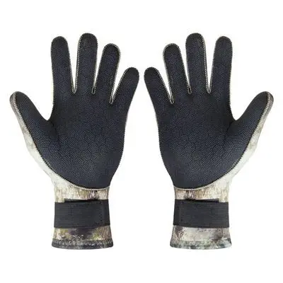 3MM Camouflage Snorkeling Outdoor Diving Gloves, Cut-resistant, Insulating, Cold-resistant,wear-resistant Protective Gloves