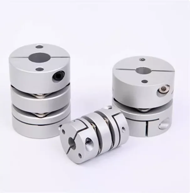 Aluminum alloy D34L45 double diaphragm coupling elastic connector D34mm L45mm ball screw step servo motor encoder computer