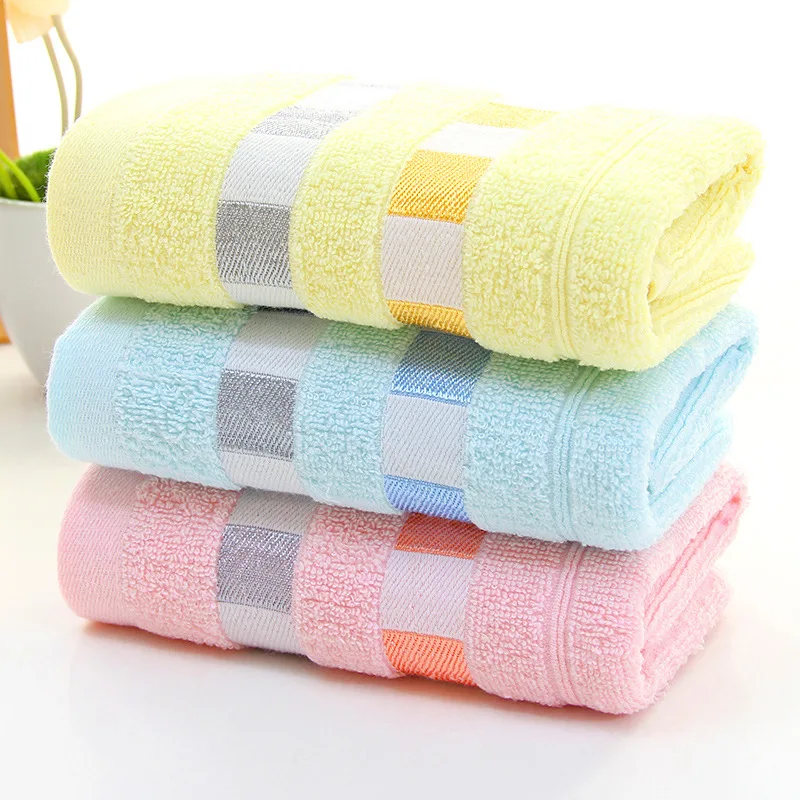 Womens Mens Hand Towel Microfiber Towel Household Bathroom Hand Face Towel Solid Color Quick Dry Hair Absorbent Gym Sport Towel