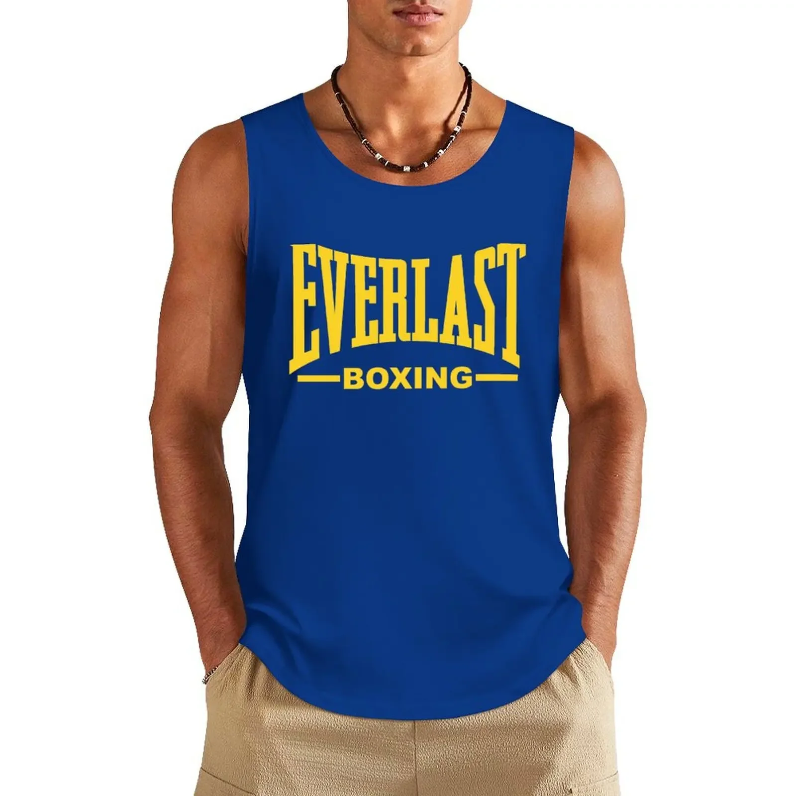 Fashion 3D Print Men's Tank Tops Summer Quick Dry Breathable Gym Tees Casual O-neck Sleeveless Shirt Outdoor Fitness Sports Vest image 3