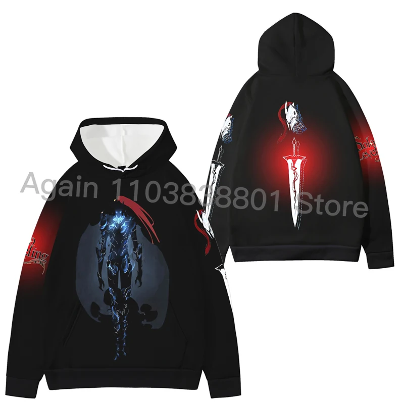 2025 Solo Leveling Hoodie high quality Hoodie For Mens Womens Shadow Monarch Hoodie Harajuku Pullover Tops Sweatshirt Fans Gift