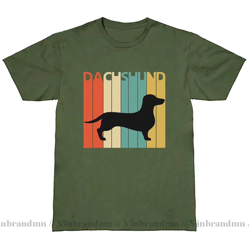 Standard Dachshund Shirt Retro Vintage Cool Wiener Dog Weenie Mama Funny Dackel Gift Puppy Pet Lover Owner Men Teckel T-Shirts