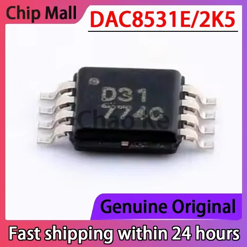 

Оригинальный DAC8531E/2K5 DAC8531E шелковая ширма D31 посылка VSSOP8 новый цифро-аналоговый преобразователь ЦАП