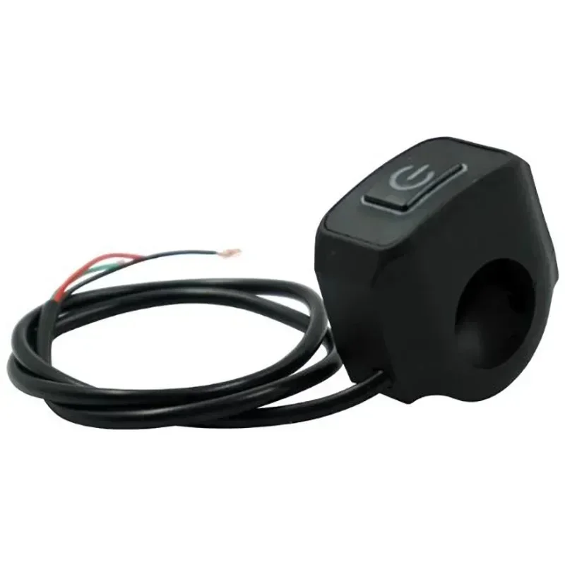 2pcs 22mm Motorcycle Retrofit Switch Headlight Horn Control On/Off With LED Display Light Switch Button Handlebar Mount - view 5