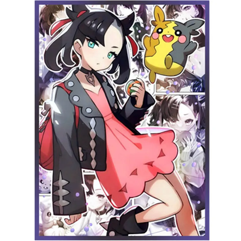 Pokemon Marnie Misty Steven Stone Cynthia Dawn Elesa Card Film Anime Classics Game Collection Cards Protective Case Toy Gift