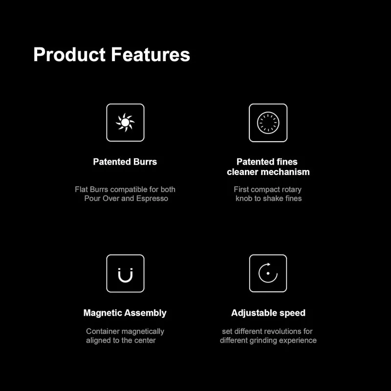Molinillo de café de rebaba plana Sculptor 078S, molinillo de café expreso eléctrico con ajuste continuo de aspereza, adecuado para