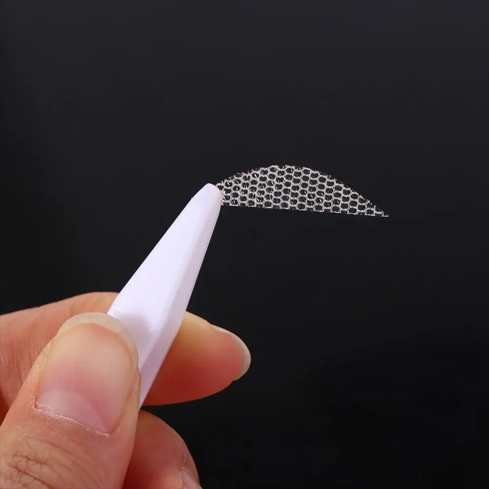 Strips Lace Paste with Auxiliary Tool Invisible Eye Stickers Lace Mesh Eyelid Sticker Double Eyelid Tape Self-adhesive Fiber