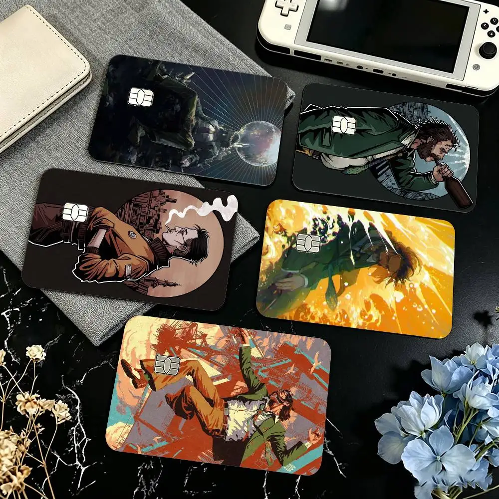 Game Disco E-Elysium Credit Card HD Stickers Game Card Decal Small Chip Waterproof Sticker Gift