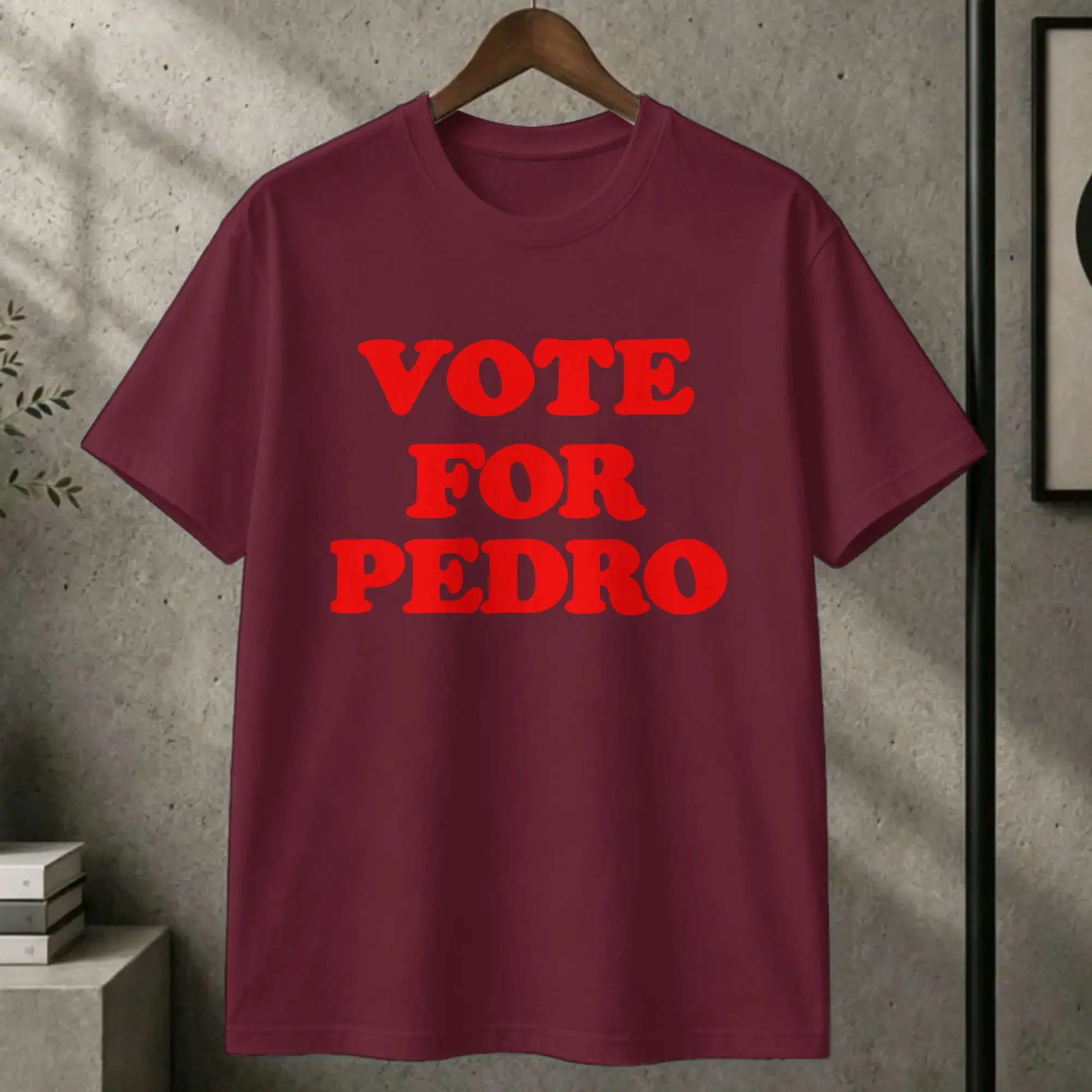 Napoleon Dynamite Vote for Pedro Ringer T-Shirt Movie Graphic Quick Dry Breathable Top for Men Women