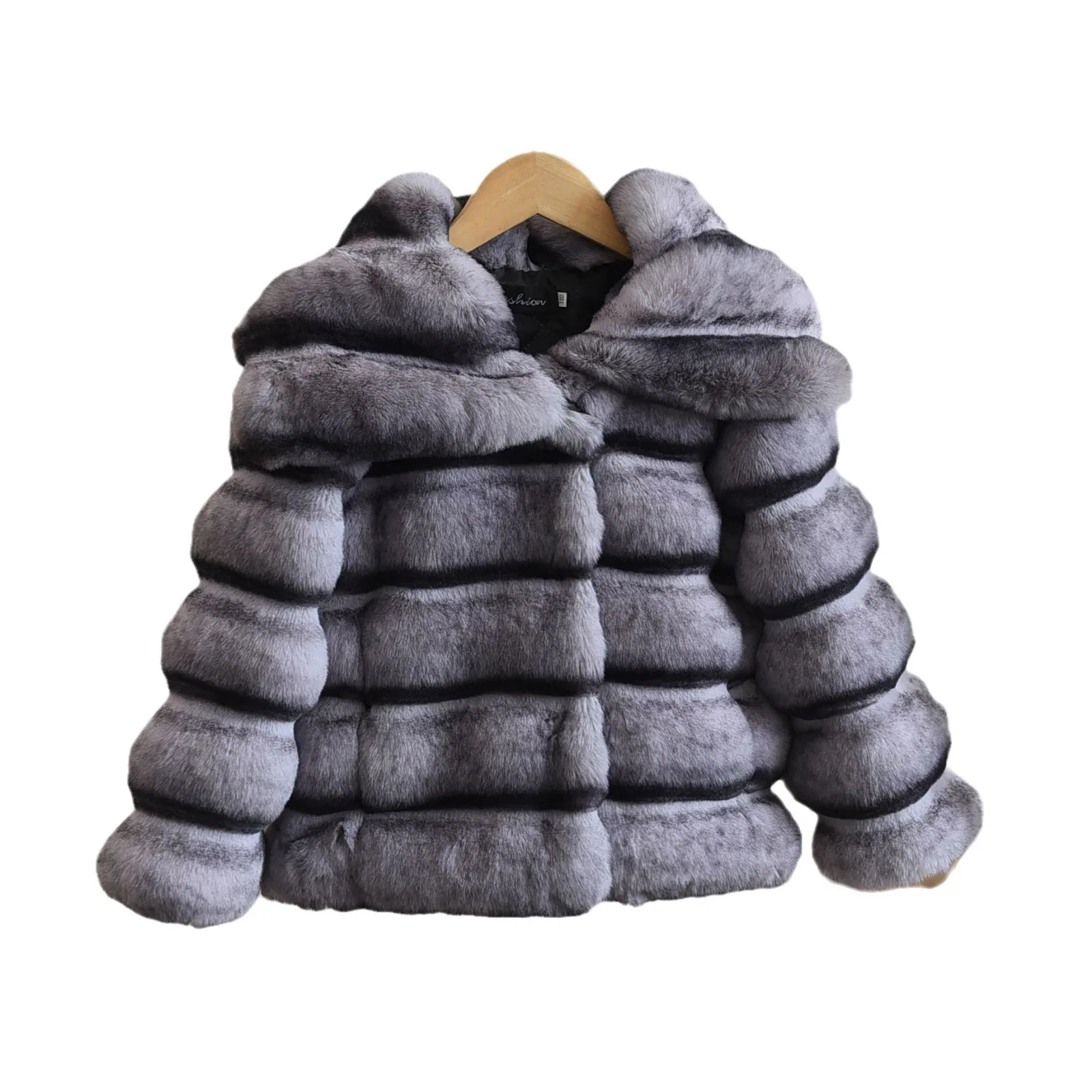 

Faux Fur Coats Children Solid Fur Jackets Turn Down Collar Long Sleeves Coverd Button Thick Loose Fit Casual 2025 Autumn Winter