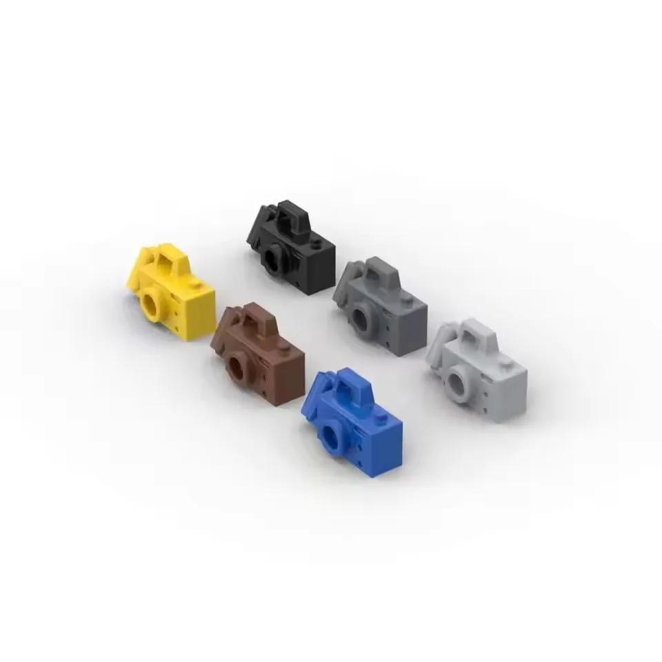 Gobricks Building Blocks GDS-2157 Minifig Camera Utensil Handheld Style with Compact Bar compatible with lego 30089 Assembles