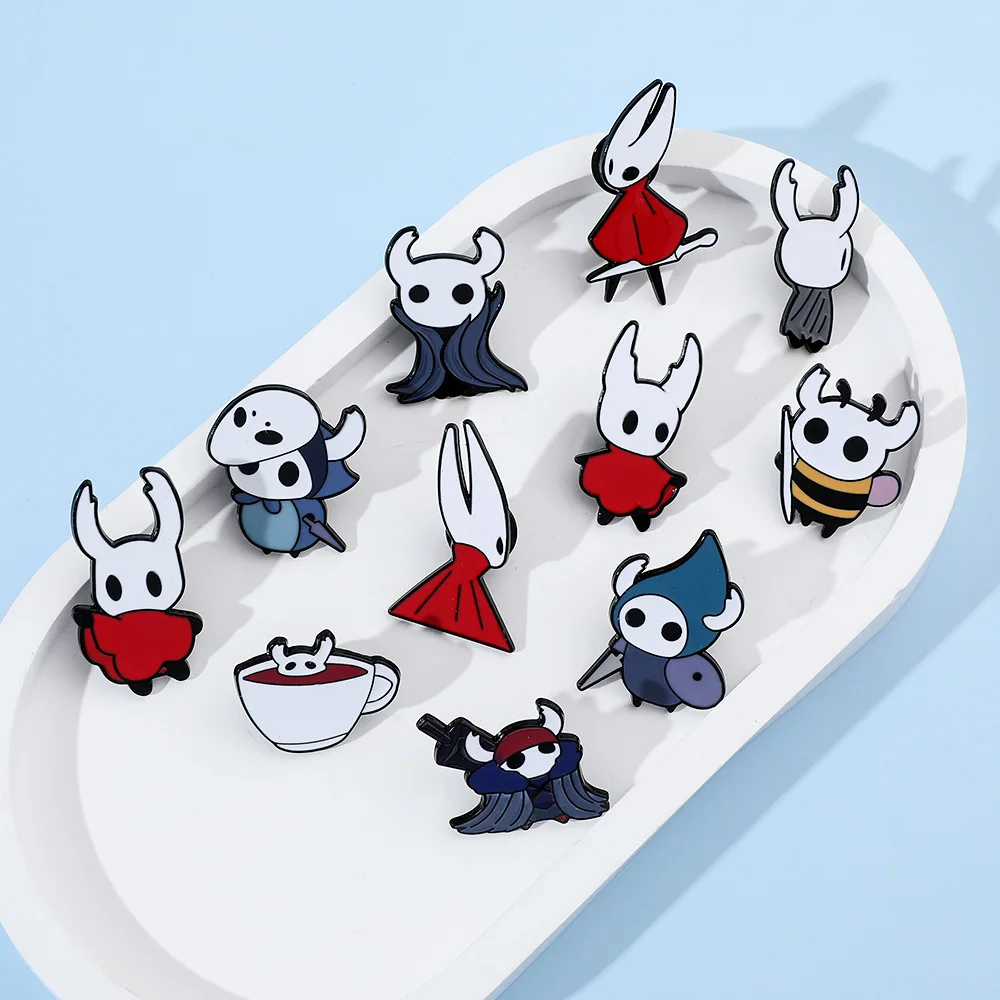 Hollow Knight Enamel Pins Cute Cartoon Metal Brooch Game Jewelry Badge for Backpack Pins Accessories Gifts - Image 4