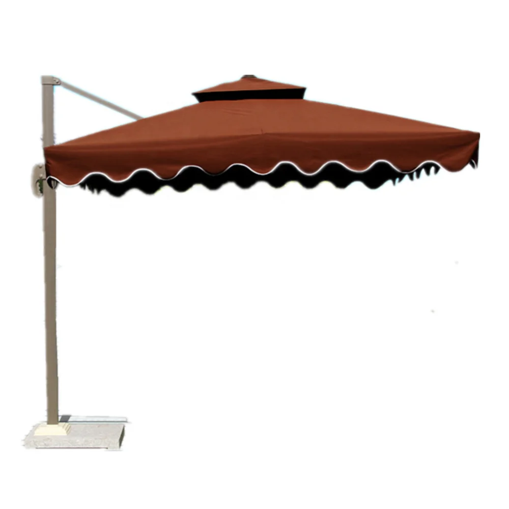 

odern Outdoor Round Roman UV-Protected Waterproof Banana Garden Patio Umbrella for Courtyards Hotels Parks