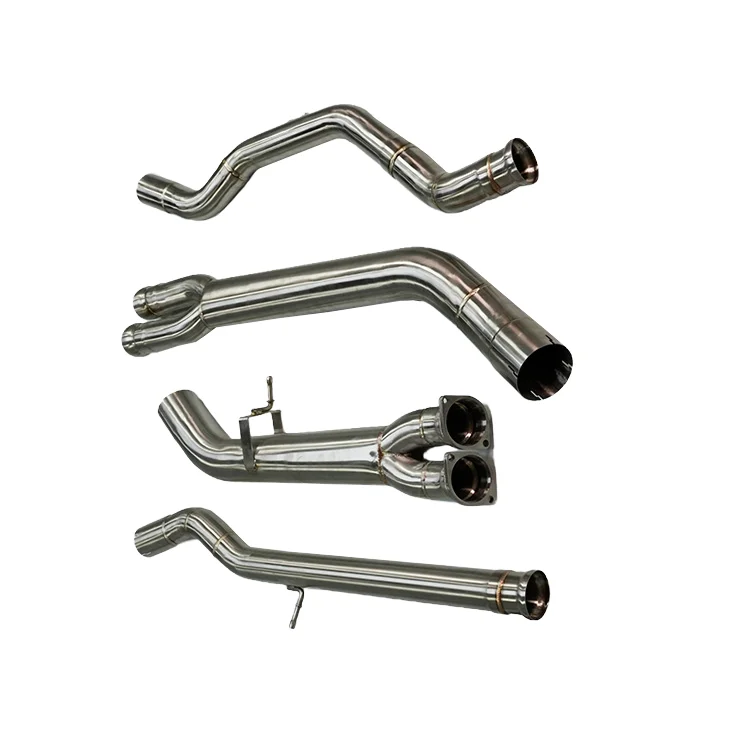 

M4 F82 Exhaust Pipes for M4 F82 89mm Equal Length Mid Pipe 2014-2019 New S55B30 3.0T 304 Stainless Steel TIG Welded