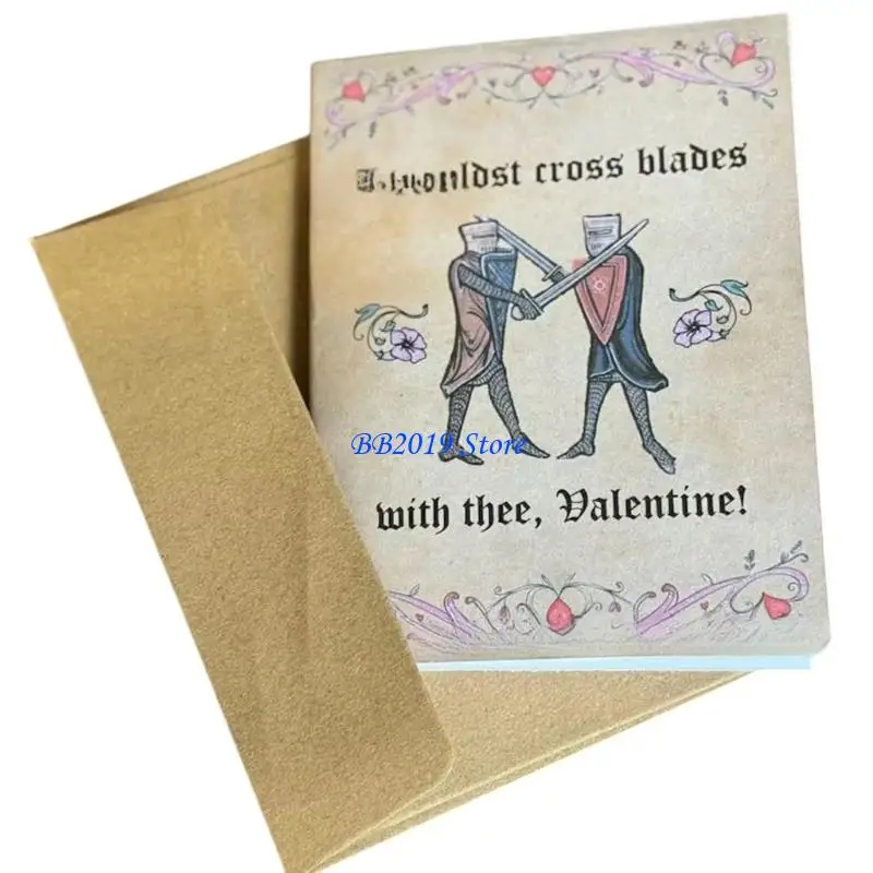 

Q0KB Traditional Valentine Day Greeting Cards For Historical And Comedy Lovers