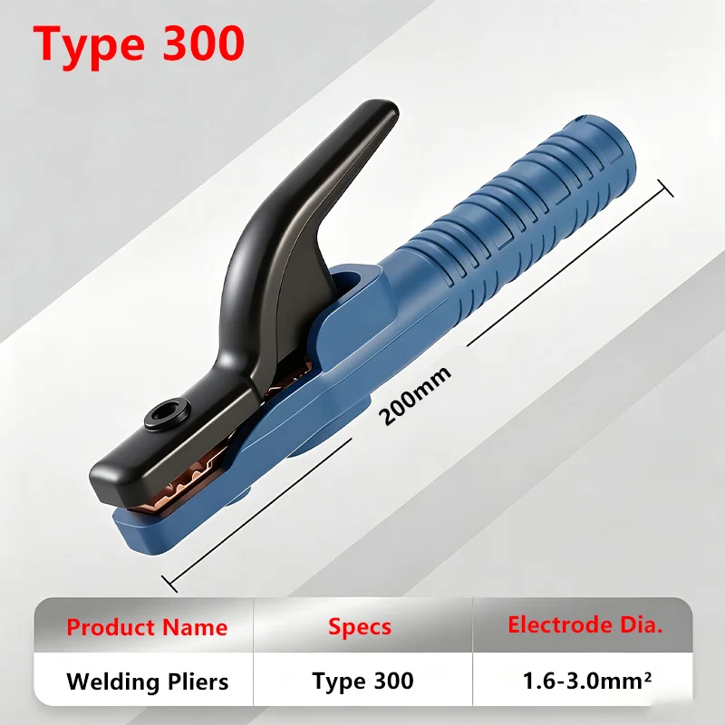 300A 500A 800A Elektrodehouder Koperen Lichaam Lage Warmte Handgereedschap voor Stick ARC Lassen Metaalbewerking Fabricage Winkel Reparatie Job