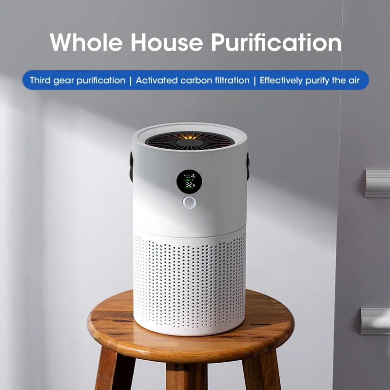 Household HEPA Air Purifier Wireless Portable Air Cleaner Adsorption Of Pm2.5 Dust Formaldehyde For Pollen Allergy Sufferers