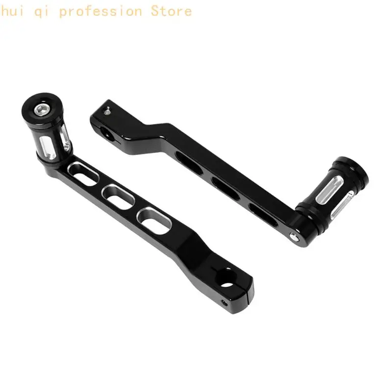 Motorrad-Schalthebelpaar vorne und hinten mit Gummigriff-Detail H8WE – Detail 8