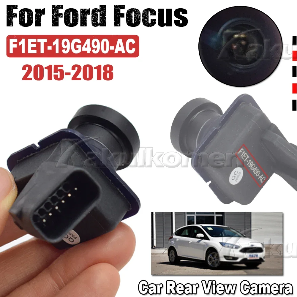 후방 보기 백업 주차 카메라, 후진 카메라, 초점 2015-2018 F1ET-19G490-AC F1ET 19G490 AC F1ET19G490AC