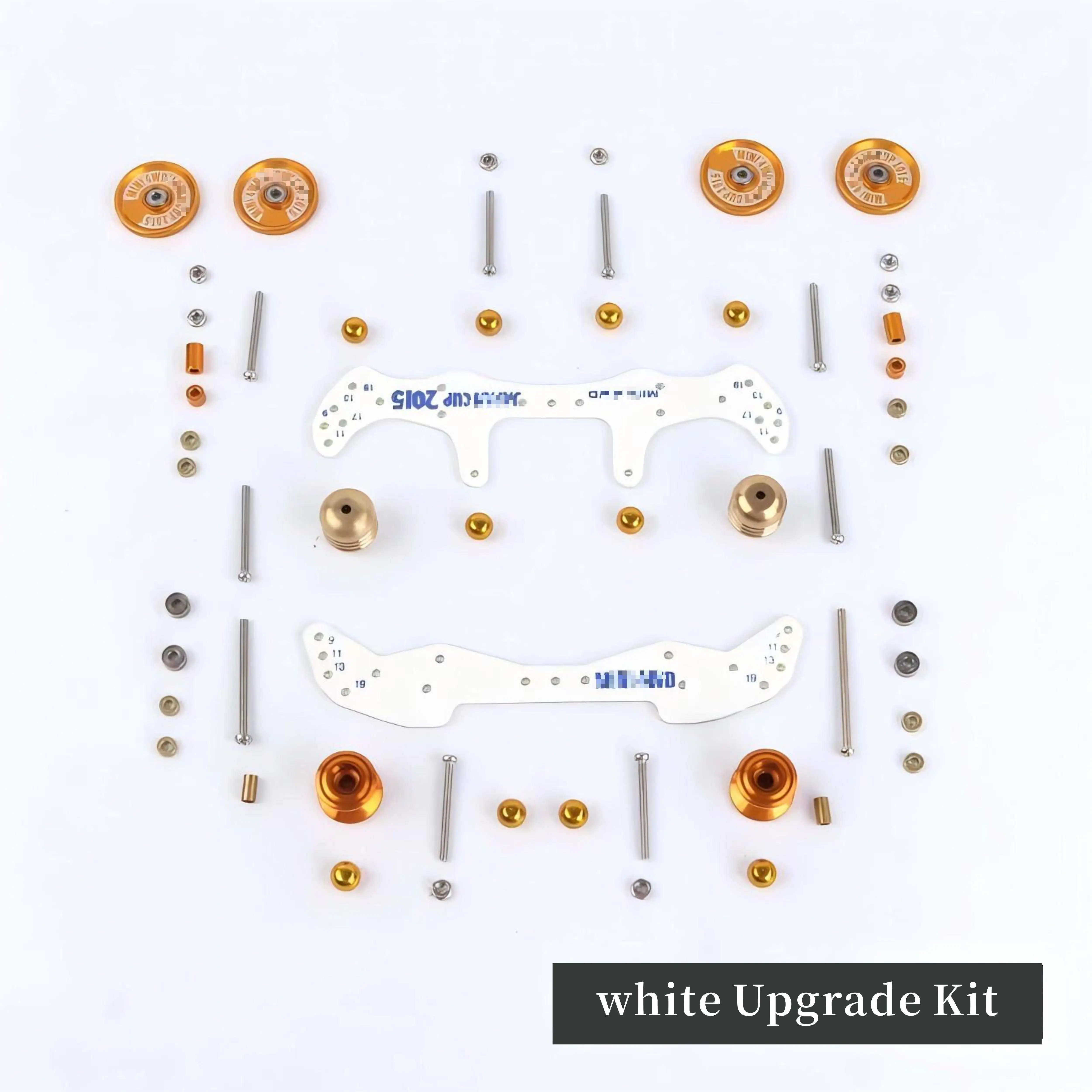 MA/AR Chassis Upgrade Kit with FRP Rollers & Dampers, Fiberglass Reinforced Plastic Tuning Set for Tamiya Mini 4WD Car Models Up