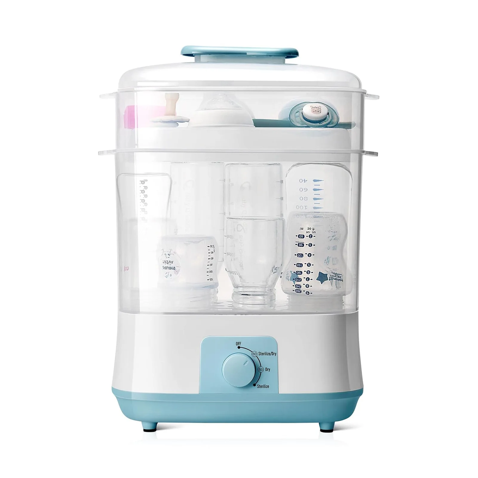 Baby Electric Steam Sanitizer ขวดนมทารกแรกเกิดเครื่องฆ่าเชื้อเครื่องเป่าเครื่องทําความร้อนกล่องขนาดใหญ่ Steamer การฆ่าเชื้อที่อุณหภูมิสูง