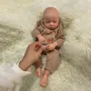 20 인치 소프트 전신 실리콘 다시 태어난 인형 페인트 수제 가짜 신생아 소녀 솔리드 플래티넘 실리콘 장난감 아티스트 수집가 3