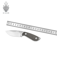 Kizer Fixed Blade Knife BUDDY 1081A1/A3/A4/A8 PEI/G10/Acrylic/Micarta With Nitro-V/AEB-L/14C28N Steel Blade Compact Knives 2025
