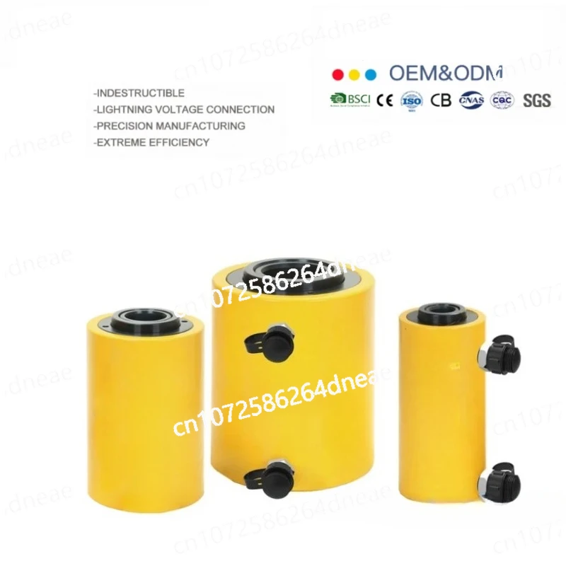 

HHYG-6050KS~HHYG-200100KS 700 Bar/10000 PSI High Pressure Double Acting Hollow Plunger Hydraulic Cylinder
