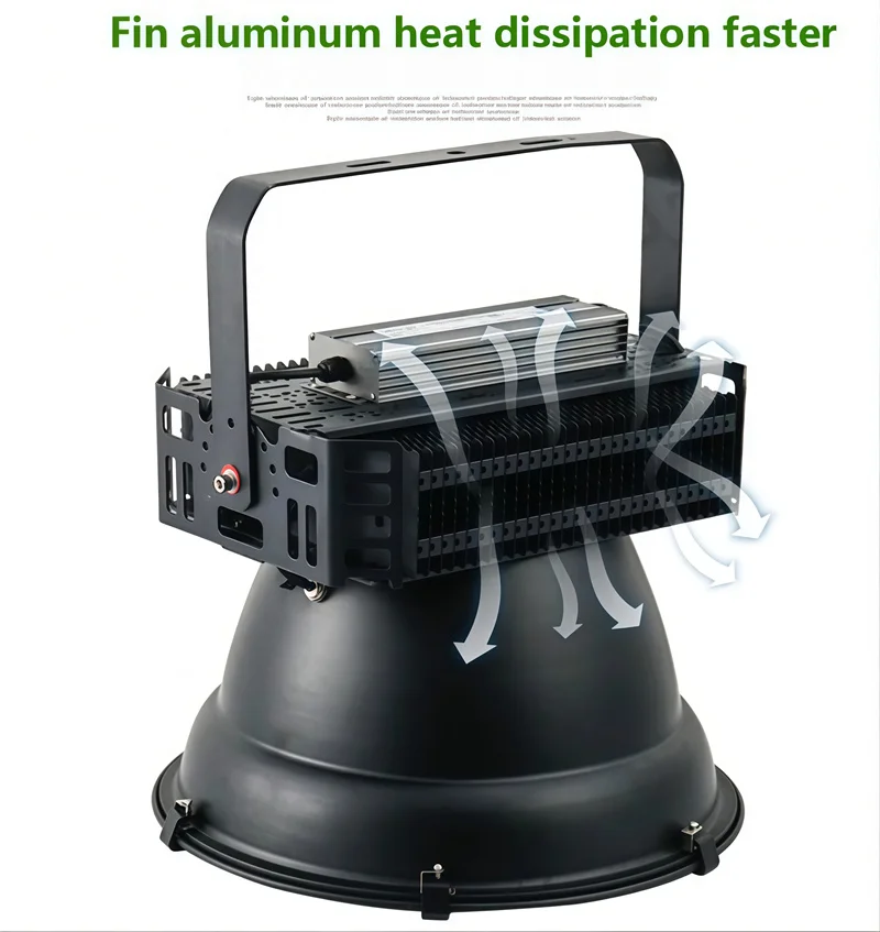 Высокая мощность 300 Вт 400 Вт 600 Вт 1000 Вт светодиодный прожектор для строительной площадки кран люстра гимнастическая док-станция рабочая на высоте лампа 220 В