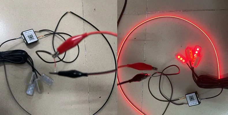 14/18 in 1 LED Acryl Auto Umgebungslicht RGB 64 213 Farbe Symphonie Acryl APP Streamer Atmosphäre Lampe Kit Eine Zone Dual Zone – Detail 23