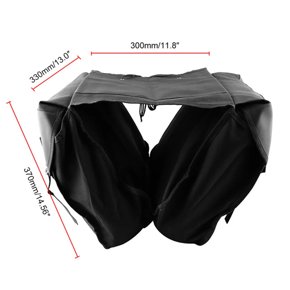 Cycling Saddle Bag Lightweight Canvas Pouch Large Capacity For Bike Seatpost Storage Outdoor Hiking Riding Accessories