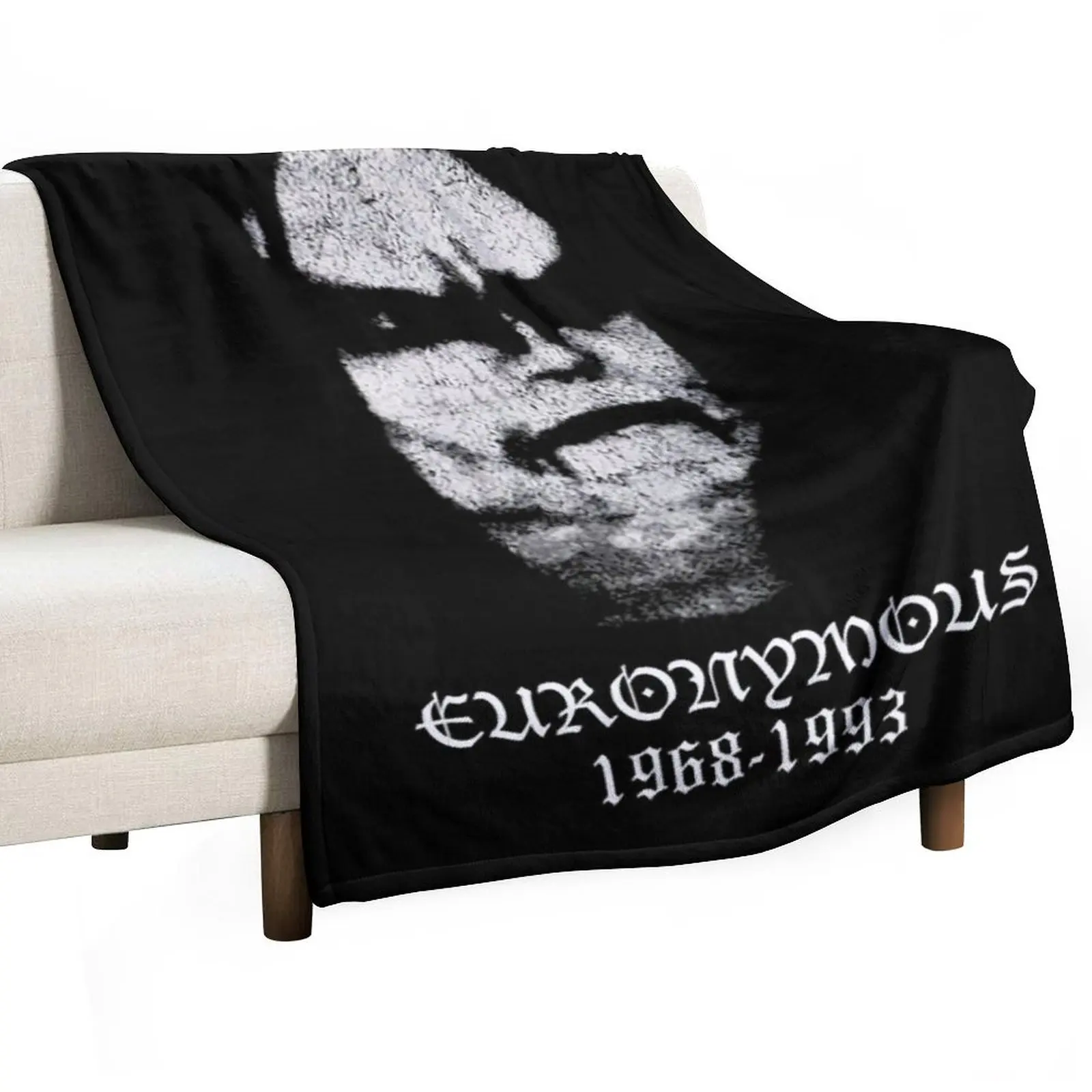 

Euronymous Norwegian m Black Metal RIP Tribute Throw Blanket Wrinkle Resistant Lightweight Blanket