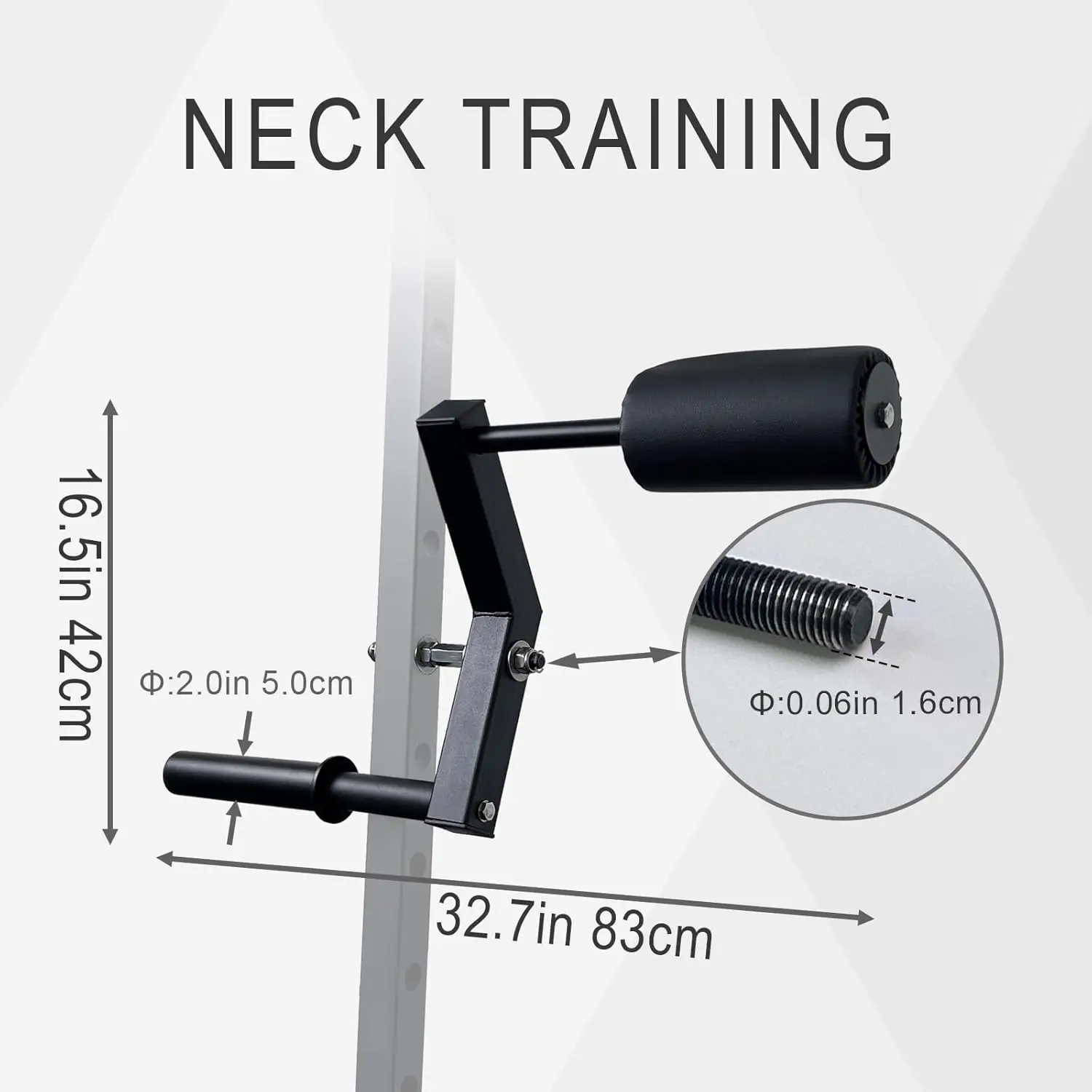 

Upgraded Rack Mount Neck Traniner, Neck Machine Strengthener for Muscles Training, Neck Workout Equipment Power Rack