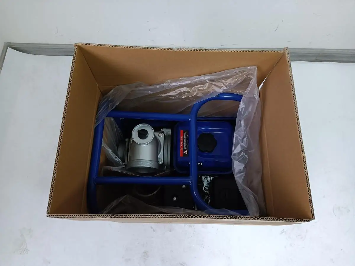 20254 بوصة مضخة مياه يعمل بالبنزين ارتفاع ضغط الزراعية 6.5Hp محرك مولد الري مضخة مياه عالية الضغط