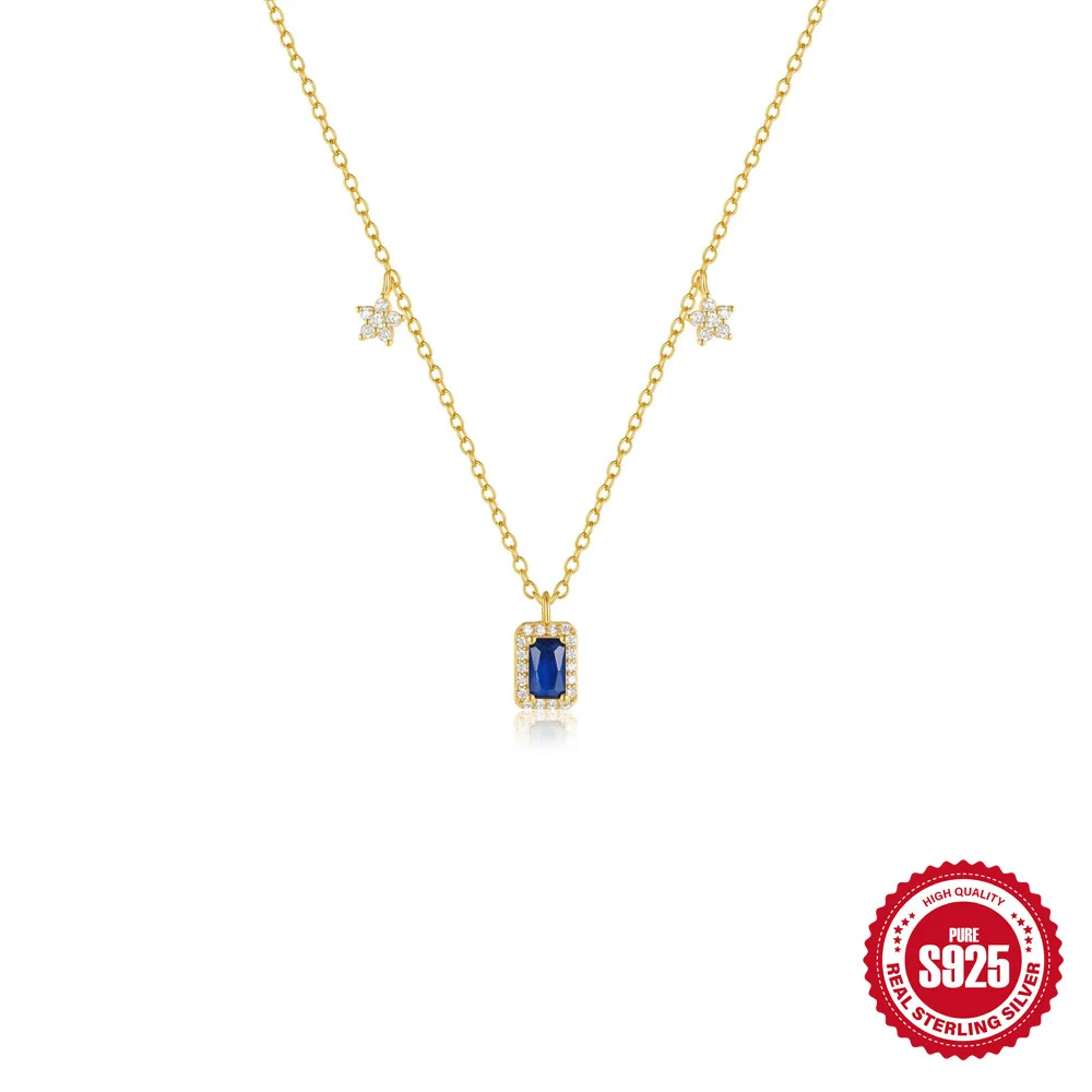 

Корейское минималистское темпераментное ожерелье, стерлинговое серебро S925, женская модная цепочка с коротким воротником из циркона