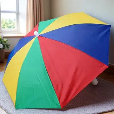 

Hands Free Umbrella Hat Lightweight Elastic Adjustable Outdoor Fishing Camping Hiking Garden Work Rain Sun Shield