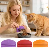 Cat Food Squeezing Practical Tool Pet Feeding Aid Compact Design Plastic Sanitary Materials Zero Waste Feeder Pet Feeding 6