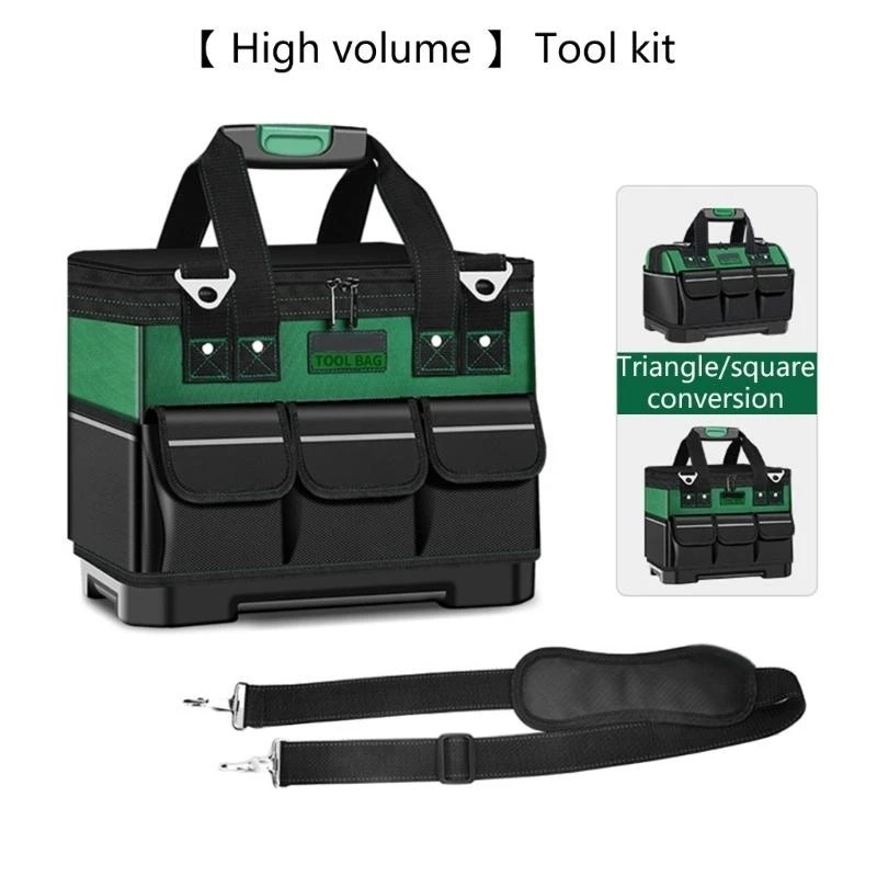 

Spacious 16Inch Handheld Tool Bag Reinforced Handle Tool Bag Designed For DIY Enthusiasts And Home Repair Projects KXRE