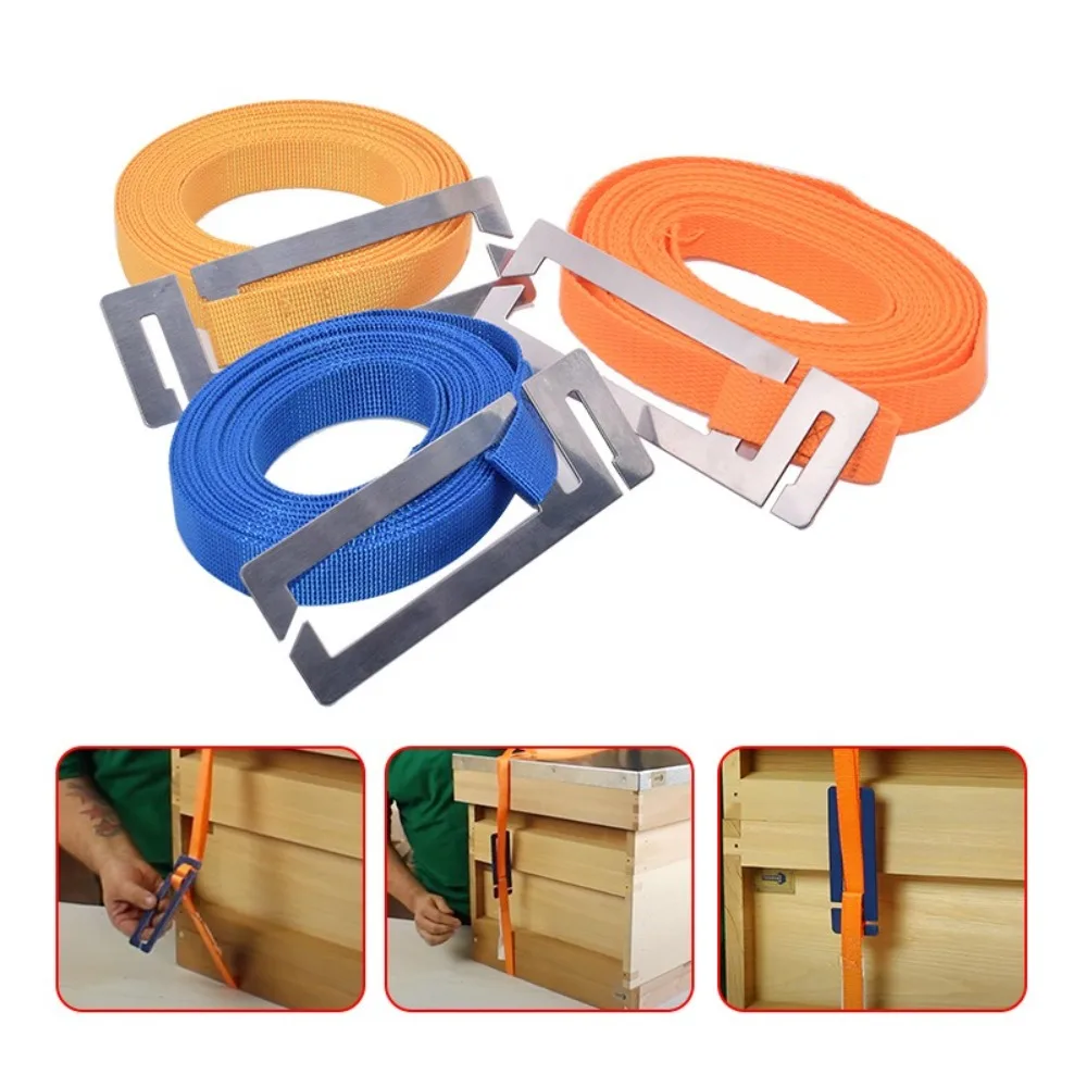 

Durable 5-meters Beehive Binding Strap Fixed with Buckle Fixed Tightened Strap Adjustable Hive Binding Device Beekeeping Tool