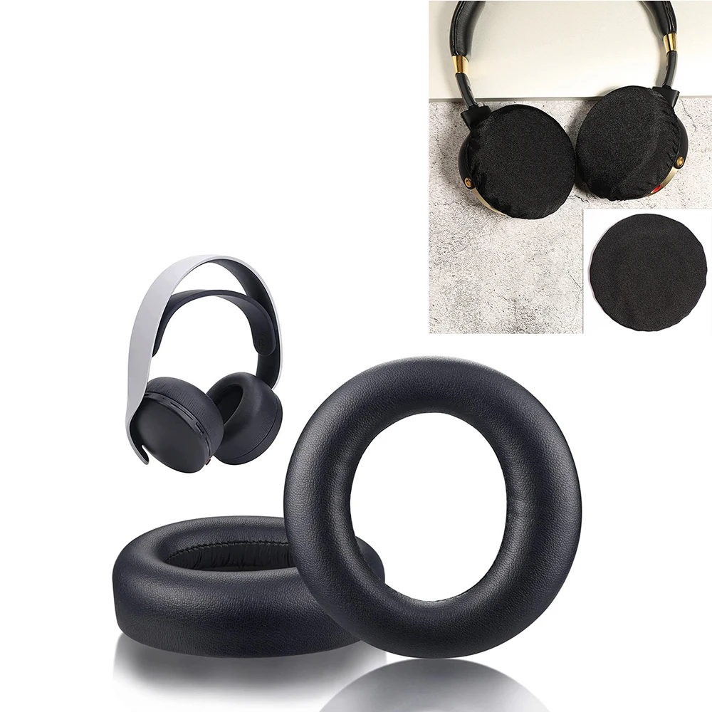 استبدال بطانة للأذن أكواب وسائد رغوة الذاكرة لسوني بلاي ستيشن PS5 نبض سماعات لاسلكية ثلاثية الأبعاد (غطاء غبار هدية)