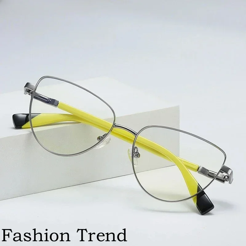 

Женские очки «кошачий глаз» в стиле ретро, блокирующие синий свет, модные оптические оправы для близорукости по рецепту, модифицирующие лицо 3018