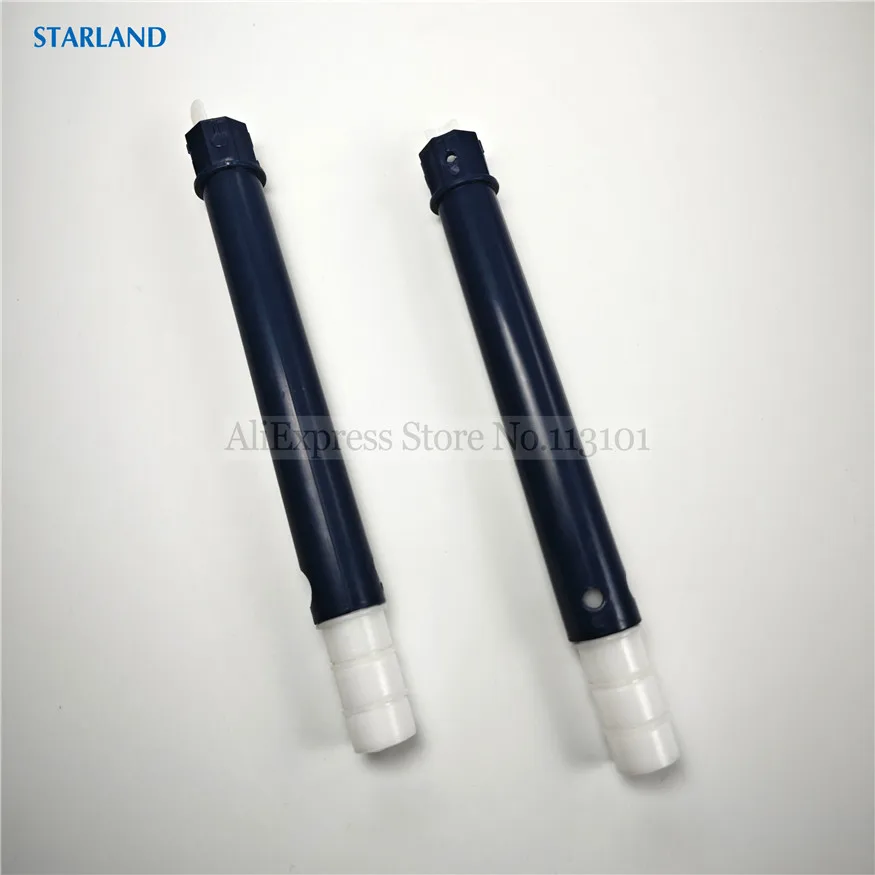 2 أنابيب توسيع الهواء الطويلة ثقوب الهواء القابلة للتعديل تركيبات جديدة لقطع غيار ماكينات الآيس كريم الناعمة بطول 19.7 سنتيمتر