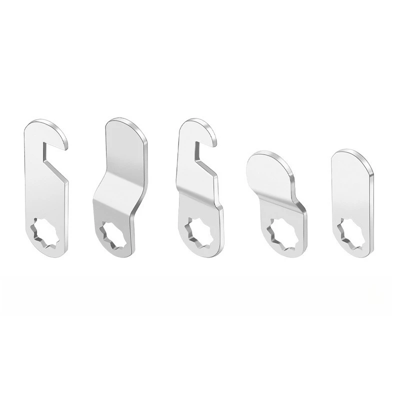 Cam Lock Strike Plate Set with Hook Plate for Mailbox Drawer Cabinet Replacement Hardware Accessory
