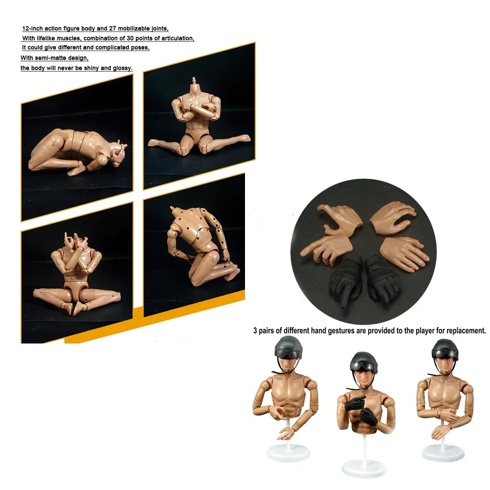 30CM Combat Medic Soldat Actionfigur im Maßstab 1:6, Militärfigur, Modellset mit Waffen, vorbemalte Figur, Spielzeug für Jungen