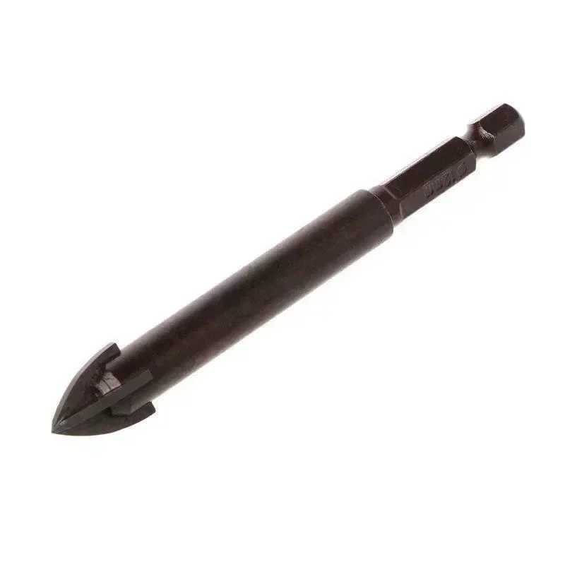 Punta esagonale con punta a croce s piastrella in vetro ceramica apri foro in cemento Set di punte in plastica per legno Set di strumenti di perforazione 3/4/5/6/8/10/12mm