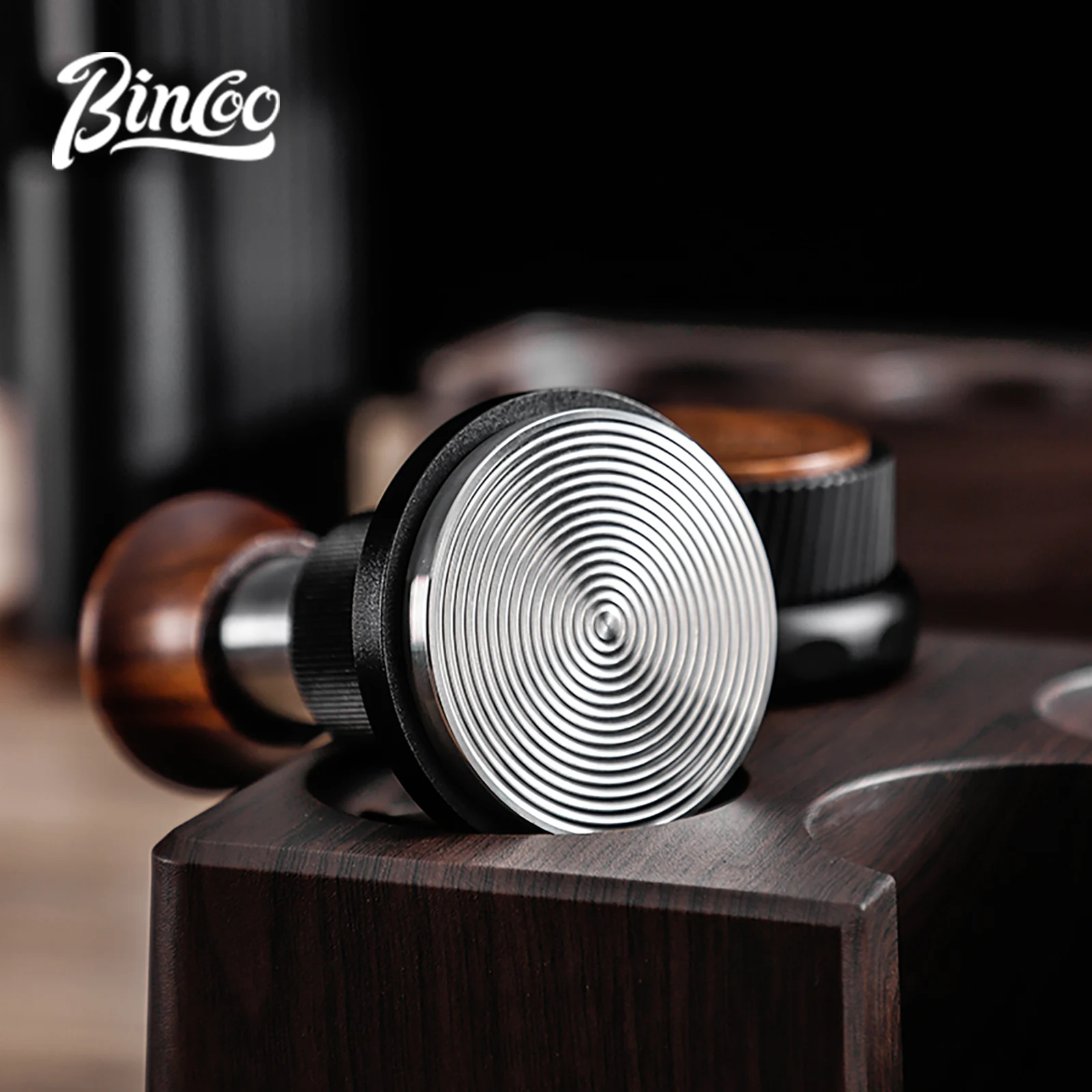 

Bincoo Store New 30lb Constant Pressure Coffee Tamper 51mm 58mm Espresso Flat Tampers with Calibrated Spring Loaded Barista Tool