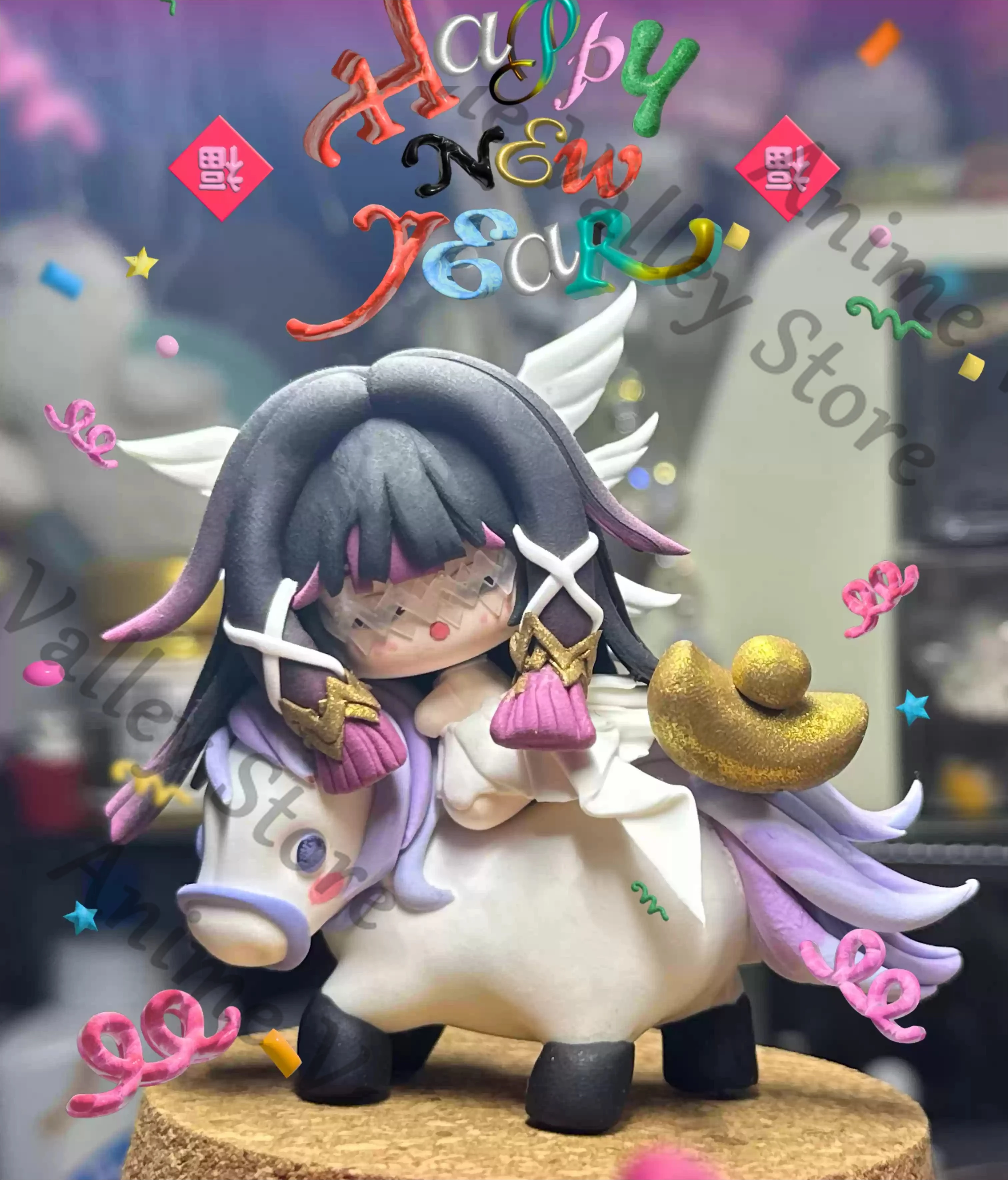 

Anime Genshin Impact Columbina Damselette Cosplay Handmade Garage Kits Cartoon Cute Figurine Model Desktop Ornament Gift