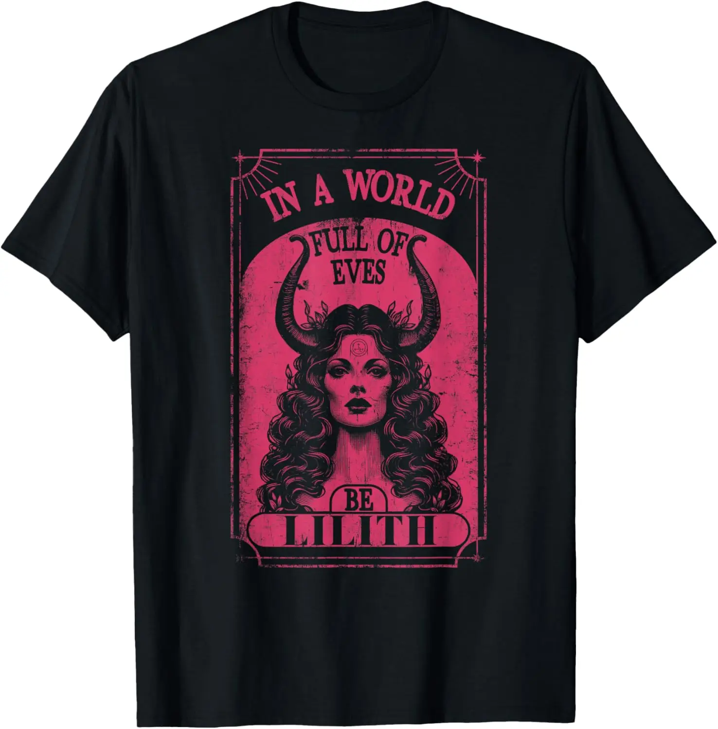 Lilith Shirt Demon Queen Pagan Goth Goddess Female T-Shirt