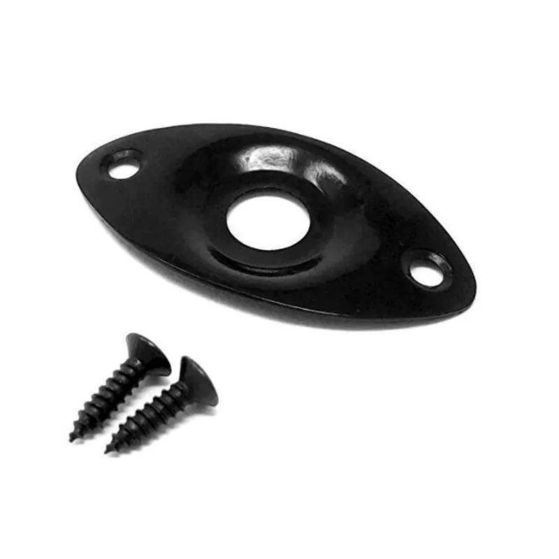 الغيتار الكهربائي باس DIY الملحقات القط العين جاك صفائح الحديد، المقبس جاك ورقة واجهة اتصال ورقة الحديد الثابتة #3